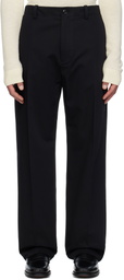 Moncler Genius Moncler x FRGMT Hiroshi Fujiwara Black Cotton Gabardine Trousers