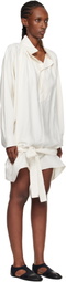 Kenzo Off-White Kenzo Paris Oversized Blouse Minidress