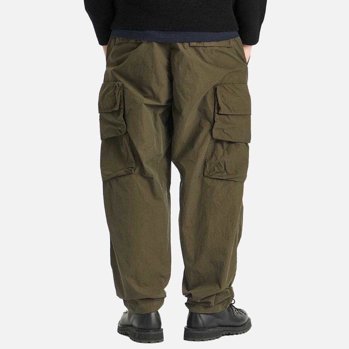 C.P. Company Men's Flatt Nylon Multipocket Cargo Pants in Ivy