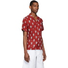 Jacquemus Red La Chemise Manches Courtes Short Sleeve Shirt