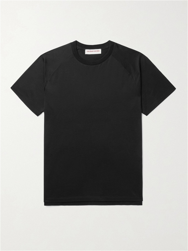 Photo: ORLEBAR BROWN - Asbury Sea Island Cotton-Jersey T-Shirt - Black