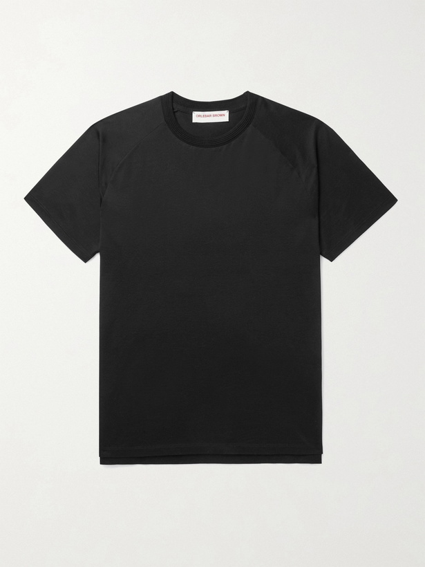 Photo: ORLEBAR BROWN - Asbury Sea Island Cotton-Jersey T-Shirt - Black