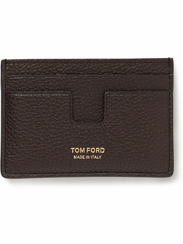 Photo: TOM FORD - Colour-Block Full-Grain Leather Cardholder