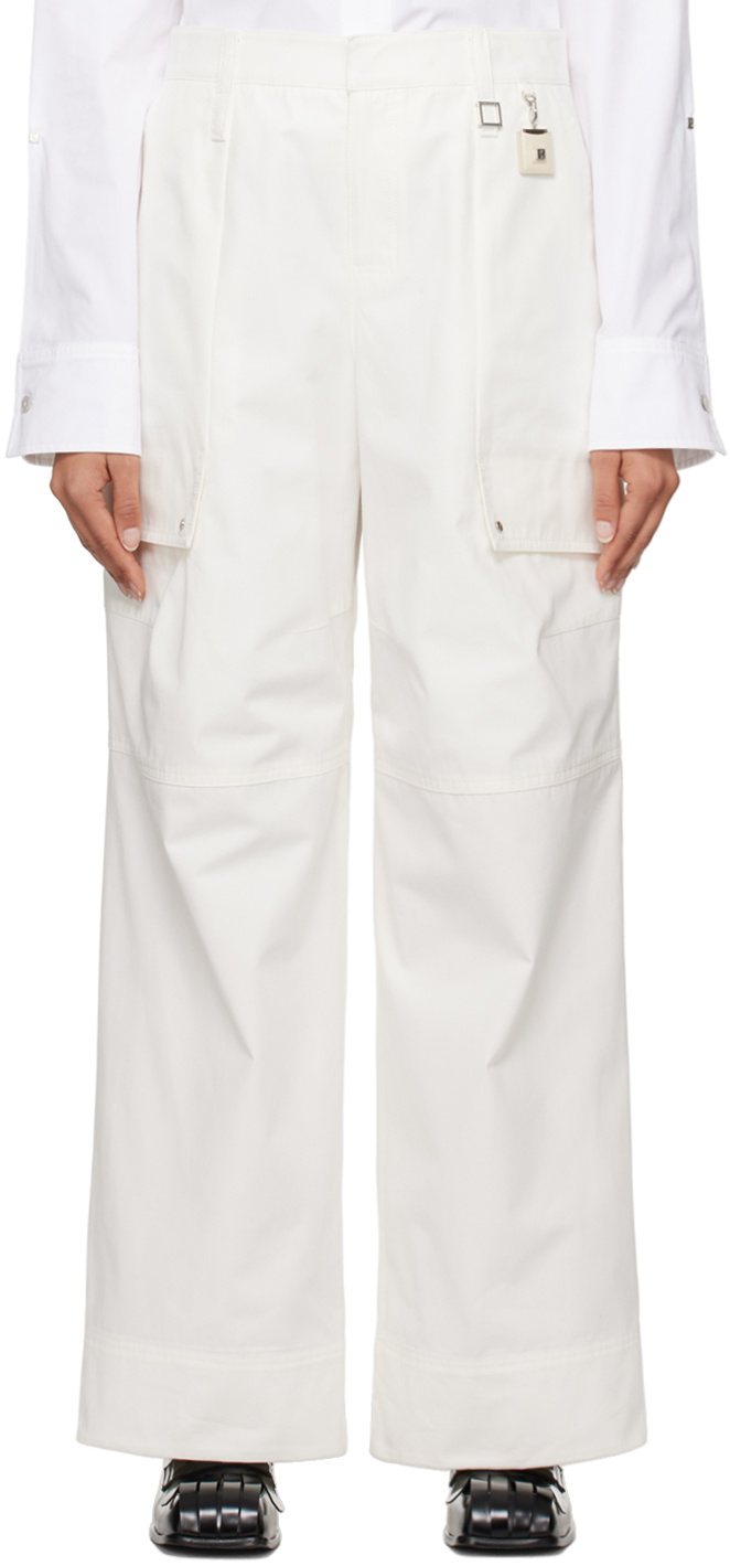 Wooyoungmi Off-White Paneled Trousers