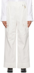 Wooyoungmi Off-White Paneled Trousers