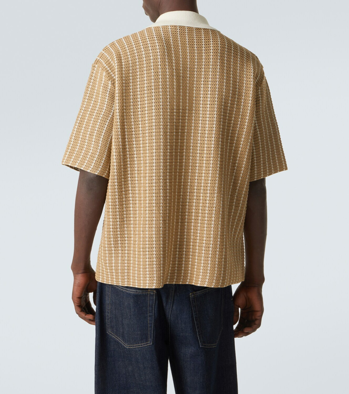 Jil Sander Knitted cotton polo shirt