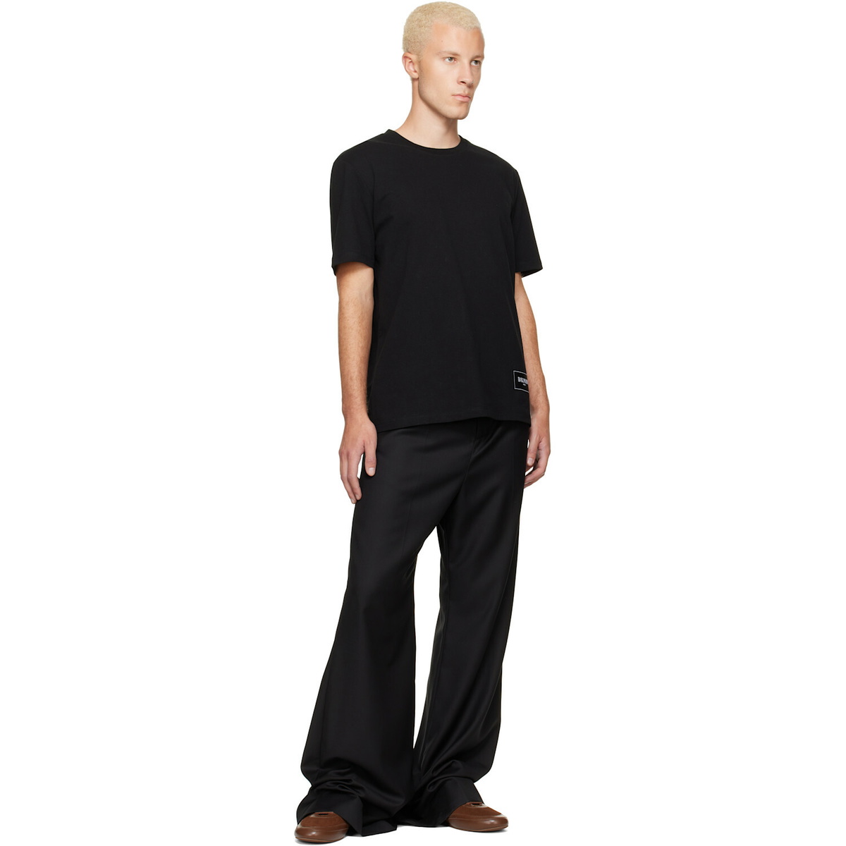 BALMAIN Two-Pack Black 'Balmain Vintage' T-shirts