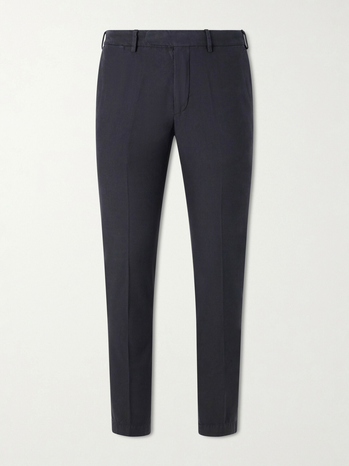 Thom Sweeney - Straight-Leg Cotton-Blend Chinos - Blue