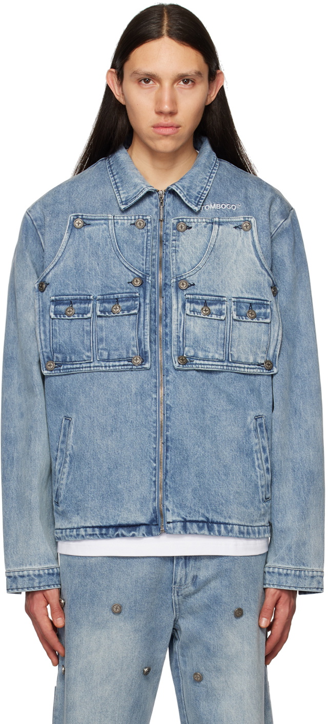 TOMBOGO™ Blue Convertible Denim Jacket