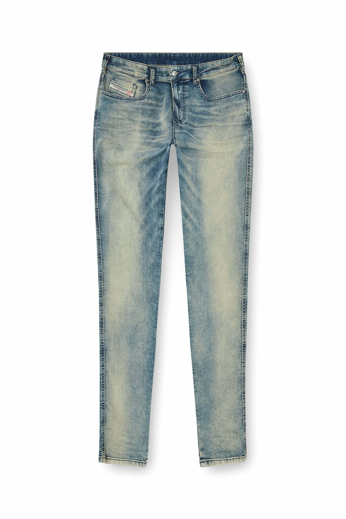 Diesel Slim Regular Waist 2062 D-Strukt Joggjeans - Jeans Mens in Blue