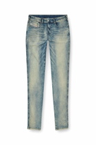 Diesel Slim Regular Waist 2062 D-Strukt Joggjeans - Jeans Mens in Blue