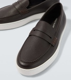 Manolo Blahnik Ellis leather loafers