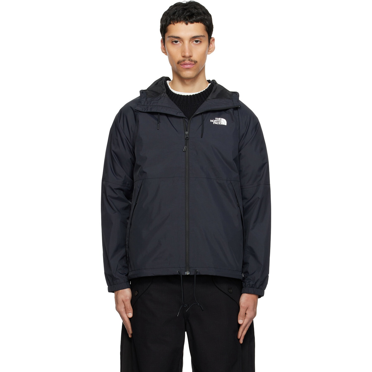 The North Face Black Antora Rain Hoodie Jacket