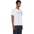 Valentino White and Red VLTN T-Shirt