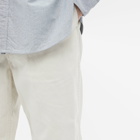 orSlow Men's Two Tuck Wide Pant in Ivory