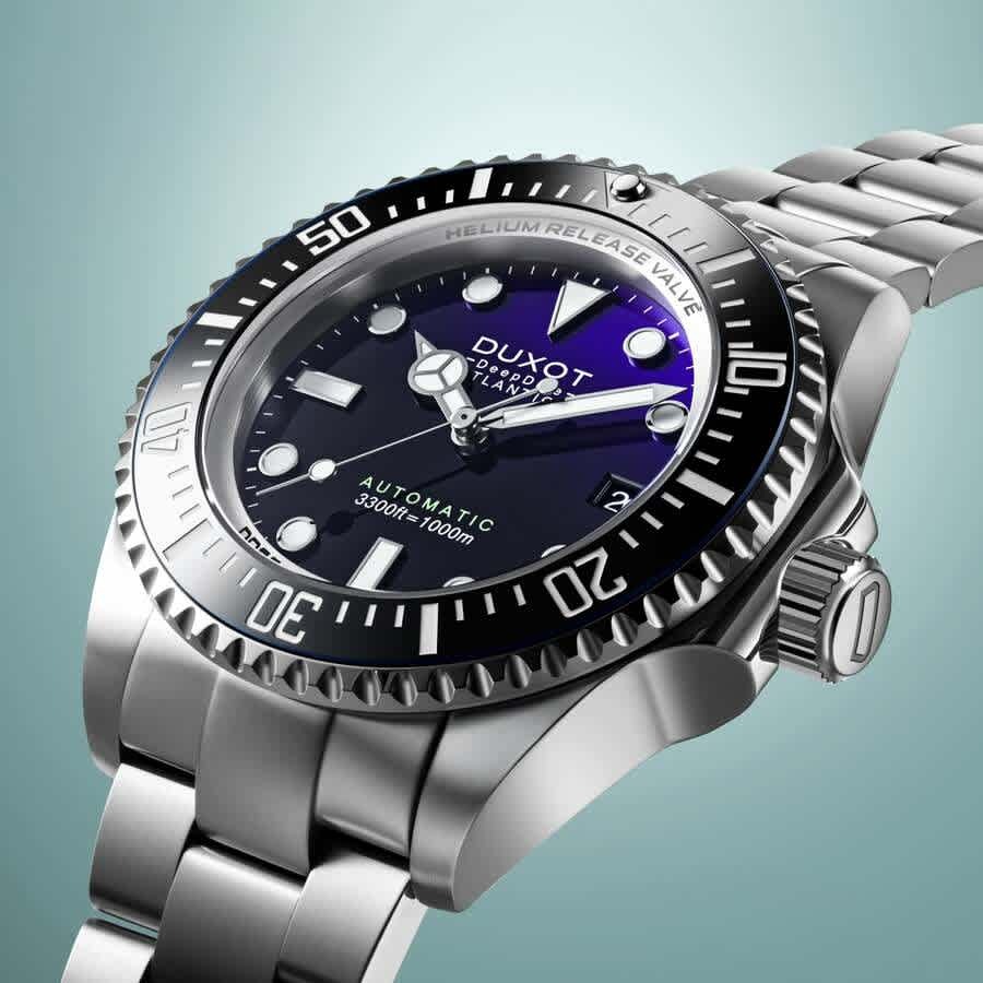 Duxot Atlantica Automatic Purple Dial Mens Watch DX-2066-66