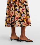 Ulla Johnson Marin floral cotton poplin midi dress