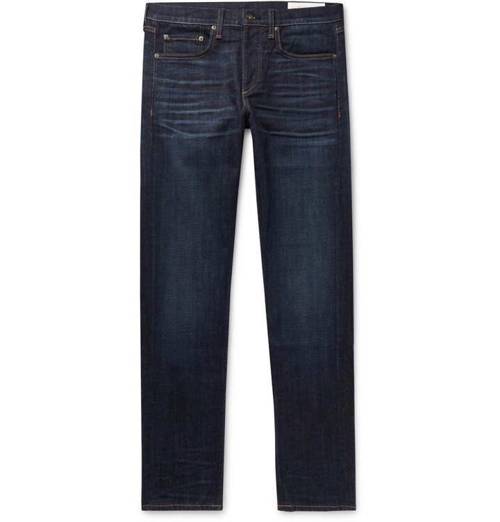 Photo: rag & bone - Fit 1 Skinny-Fit Stretch-Denim Jeans - Dark denim