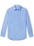 ANDERSON & SHEPPARD - Linen Shirt - Blue