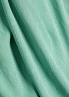 Blaze Milano Konik Twist Silk Maxi Skirt Teal