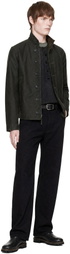 RRL Black Cotton Bower Deck Jacket
