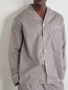 Derek Rose - Ledbury 96 Printed Cotton-Poplin Pyjama Set - Brown
