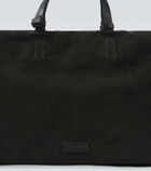 Giorgio Armani Suede duffel bag
