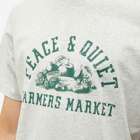Museum of Peace and Quiet Men's Farmers Market T-Shirt in Heather