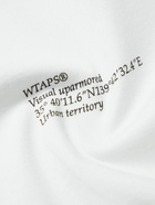 WTAPS - System Logo-Print Cotton-Jersey T-Shirt - White