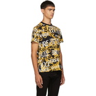 Versace Jeans Couture Black All Over Barocco T-Shirt