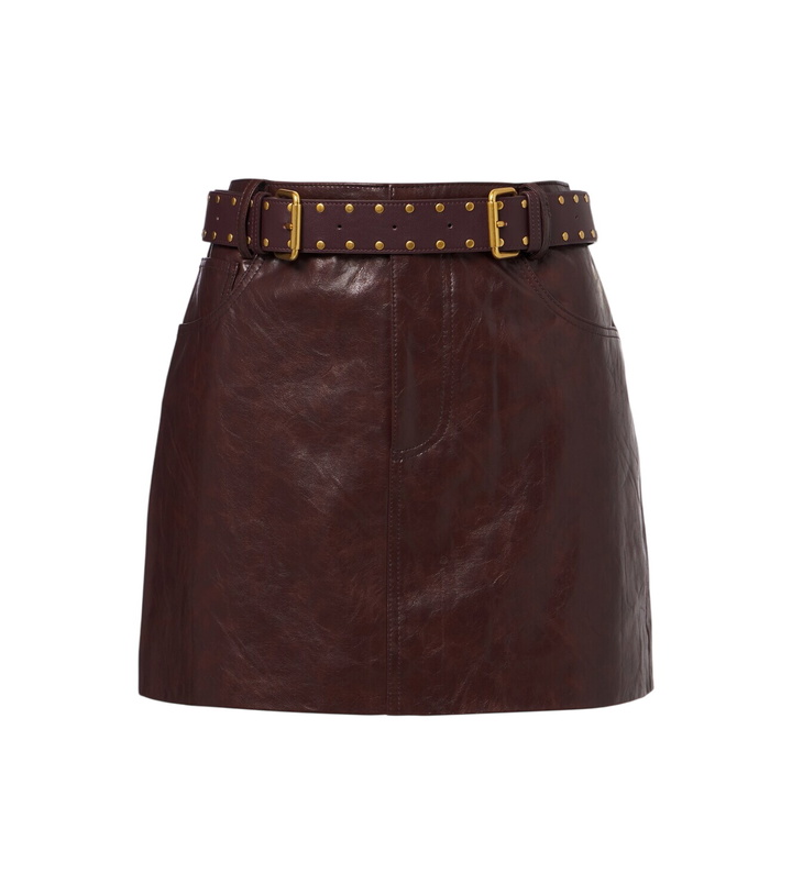 Photo: Xu Zhi Belted miniskirt