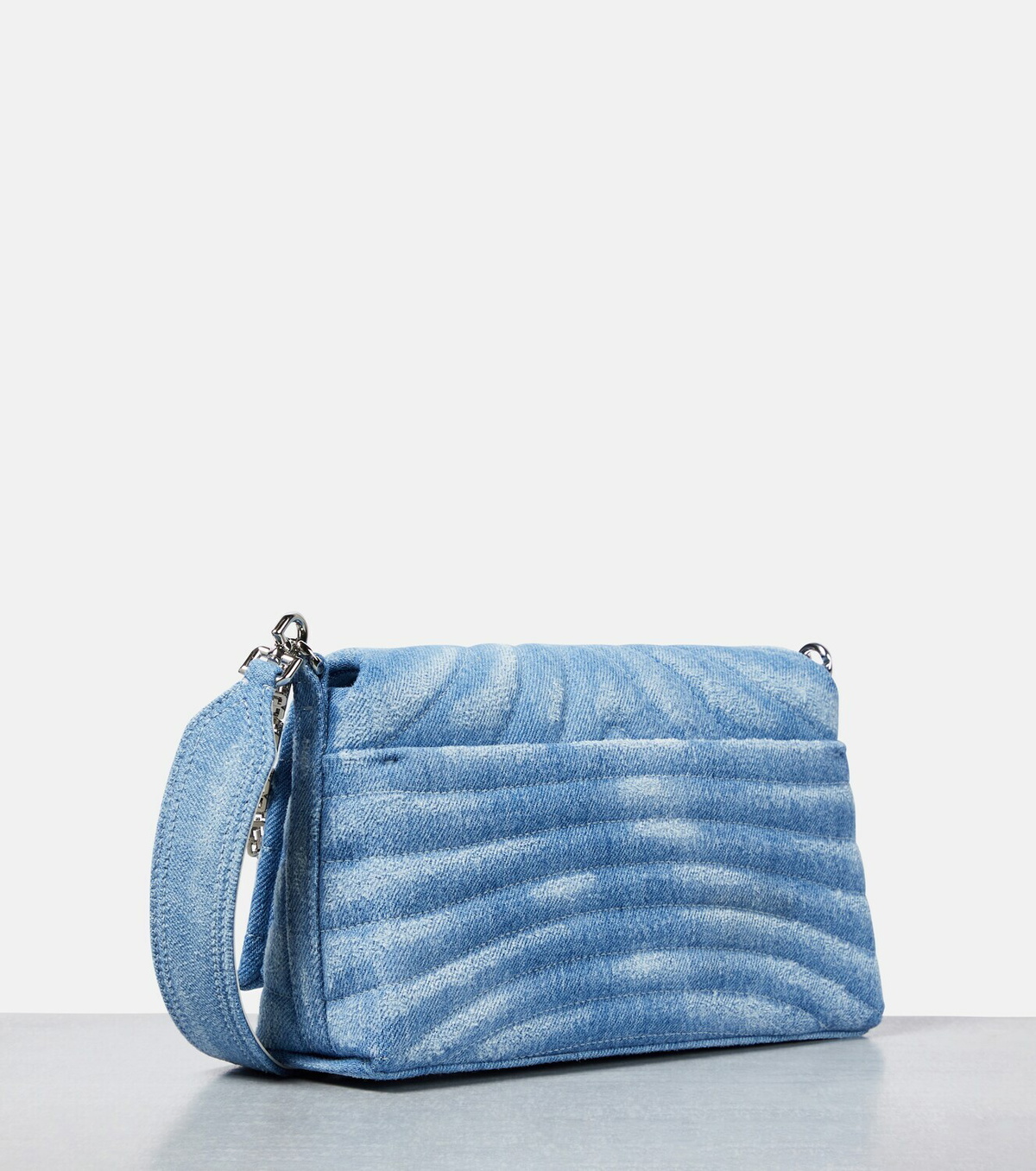 Givenchy - 4G Soft Small denim shoulder bag Givenchy