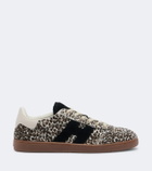 Hogan H647 printed calf hair sneakers
