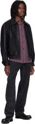 MMIC Black Rodeo Faux-Leather Jacket