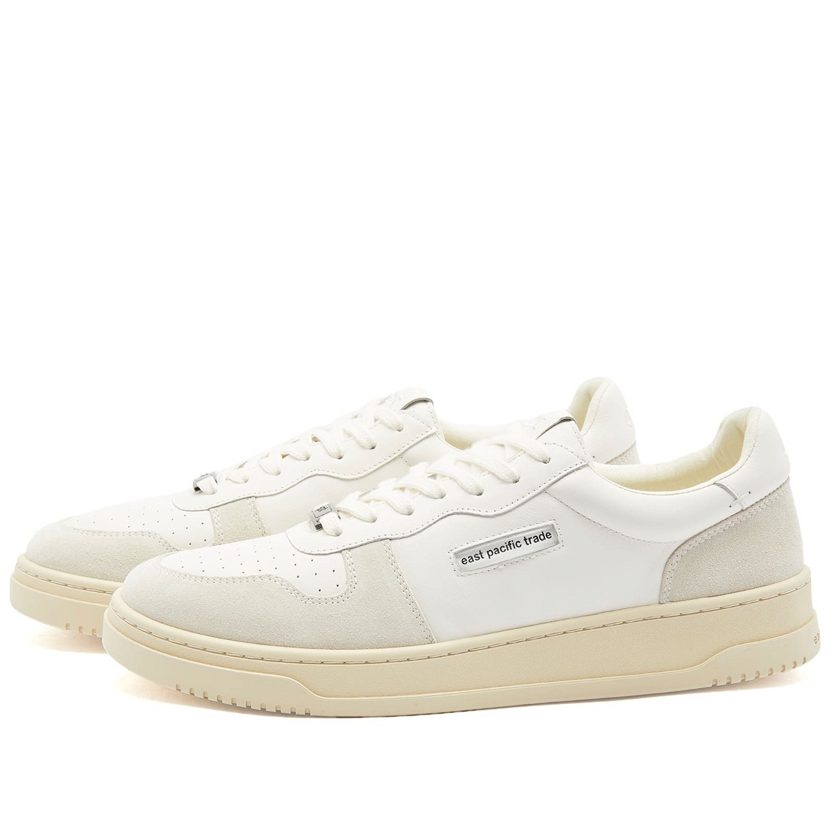 Photo: East Pacific Trade Men's Dive Court Sneakers in Off White/Tofu
