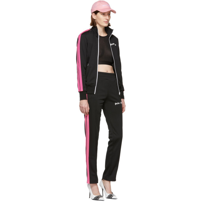 Black and pink online palm angels track jacket