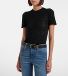 Gucci GG cotton-blend devoré T-shirt