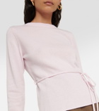 Jardin des Orangers Belted wool and cashmere sweater