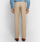 TOM FORD - Sand O'Connor Slim-Fit Linen and Silk-Blend Suit Trousers - Neutrals