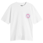 ACMH by Magic Castles Men's x Love International Barbarella's T-Shirt in White/Pink
