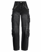 Misbhv Womens Jeans in Black