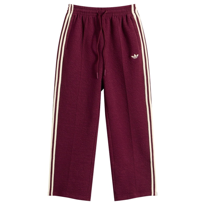 Photo: Adidas Women's Firebird Track Pant in Maroon/Vivid Red