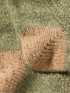 Johnstons of Elgin - Ribbed Donegal Cashmere-Blend Socks