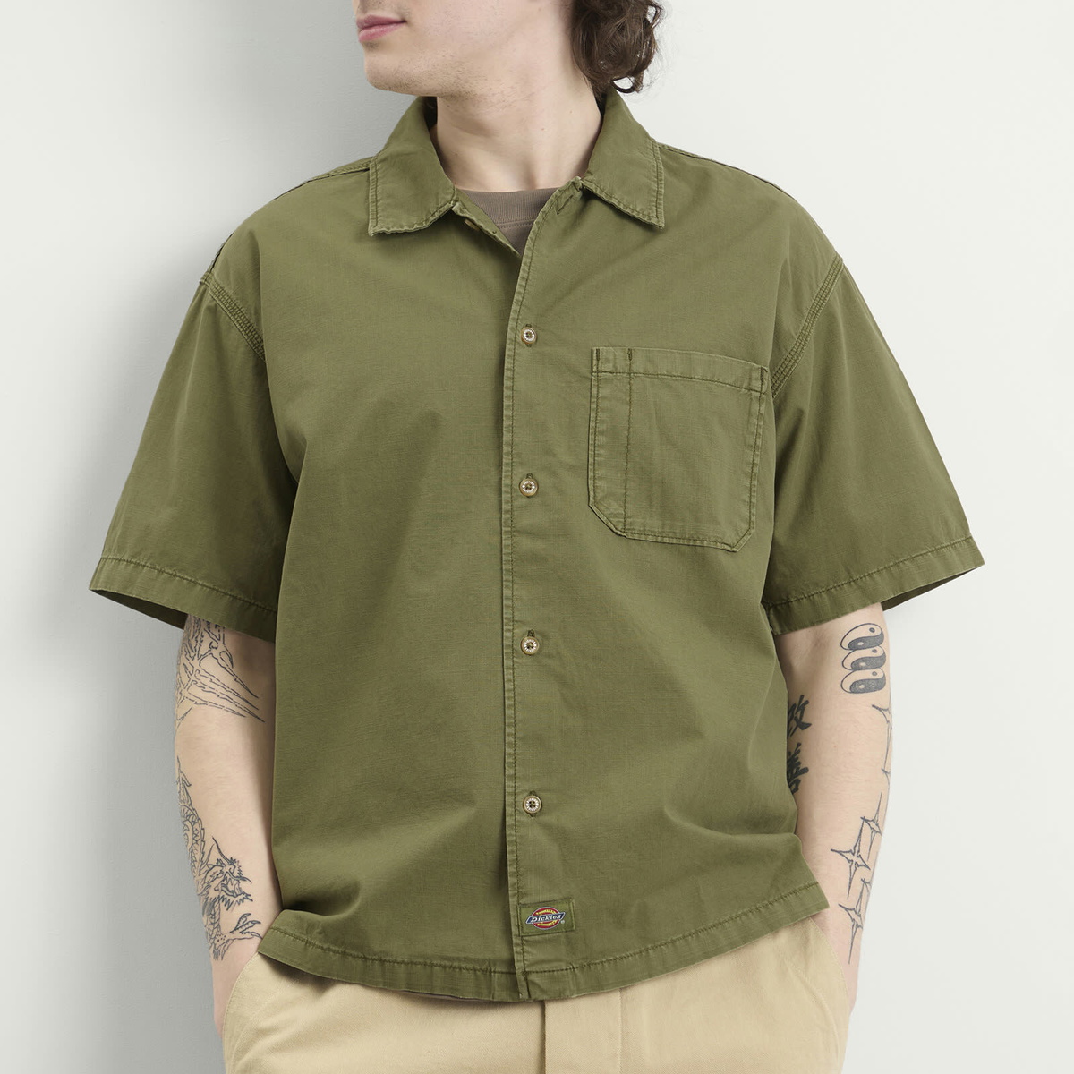 Dickies Men's Vernal Work Shirt in Cypress