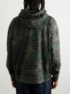 Valentino Garavani - Camouflage-Print Cotton-Blend Jersey Hoodie - Green