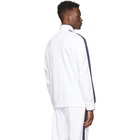 Polo Ralph Lauren White Cotton Interlock Track Jacket