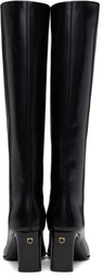 Ferragamo Black Knee High Boots