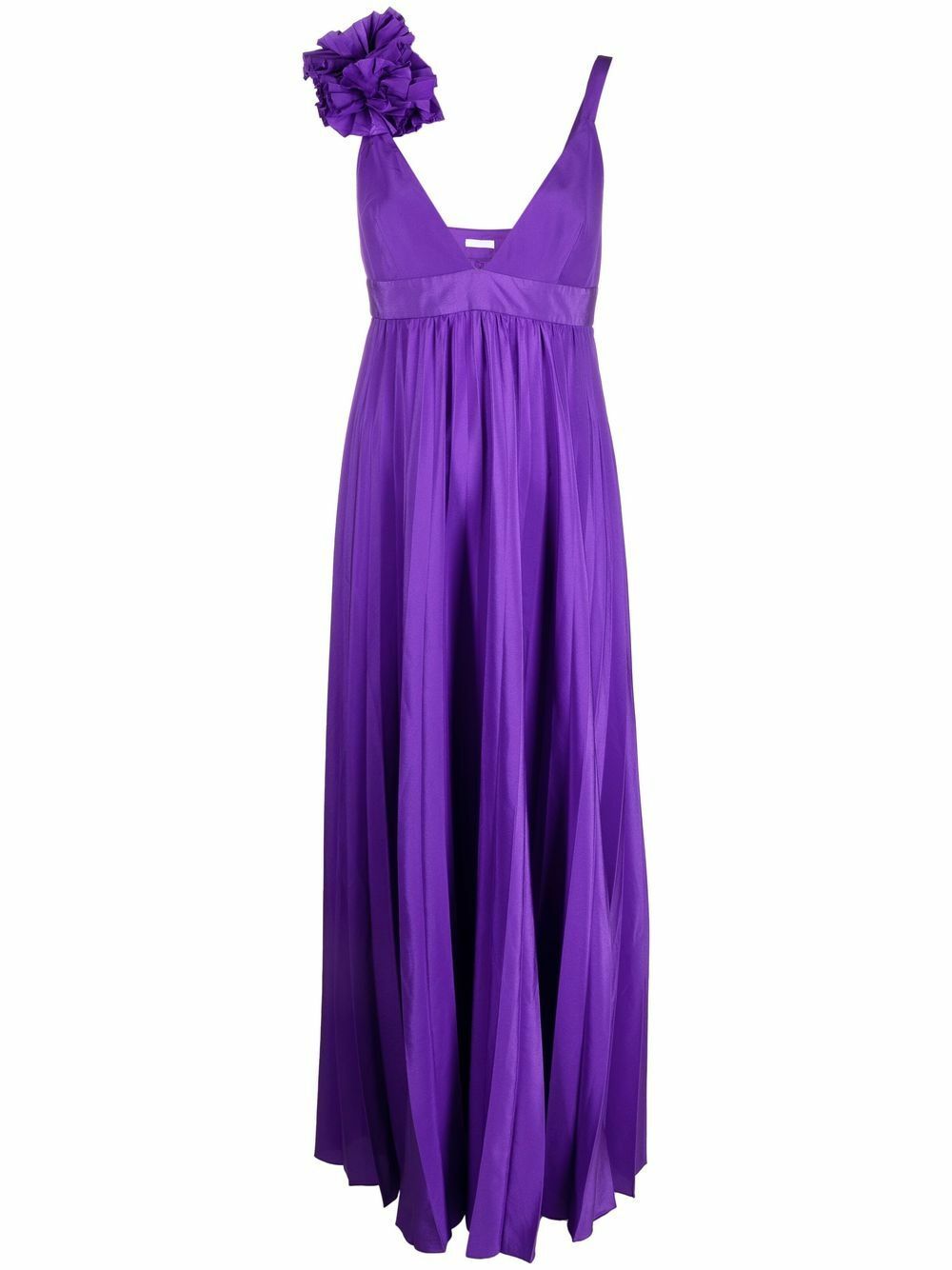 PAROSH - Pleated Long Dress Parosh