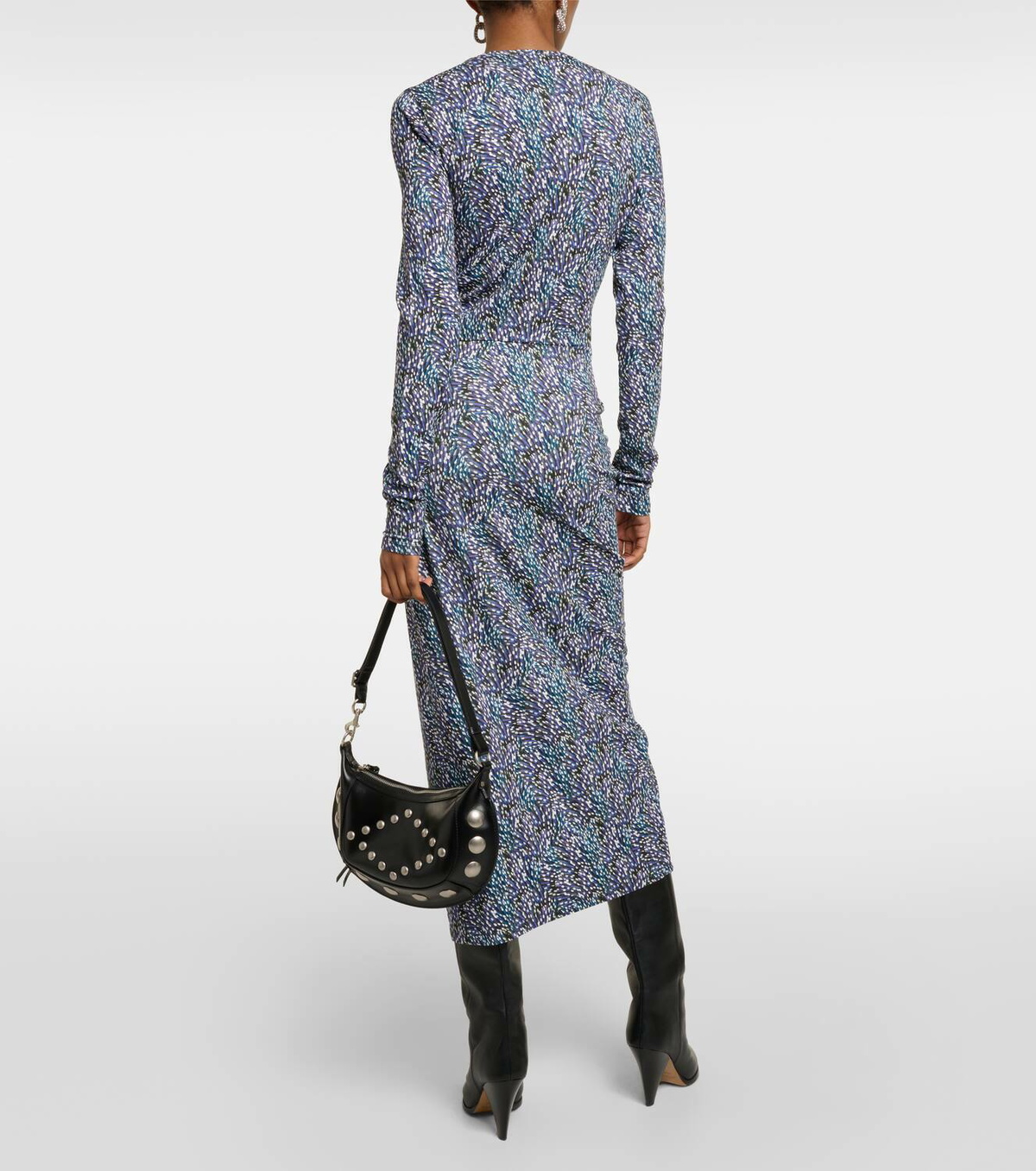 Marant Etoile Jelina floral printed jersey midi dress Isabel