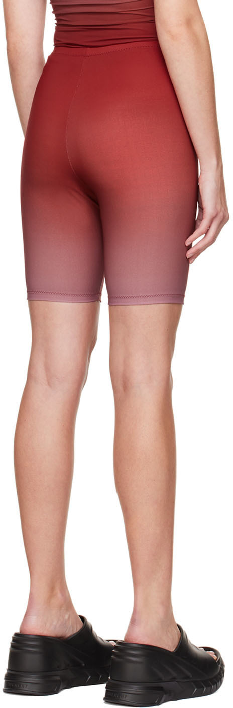 Lido Burgundy Biker Shorts